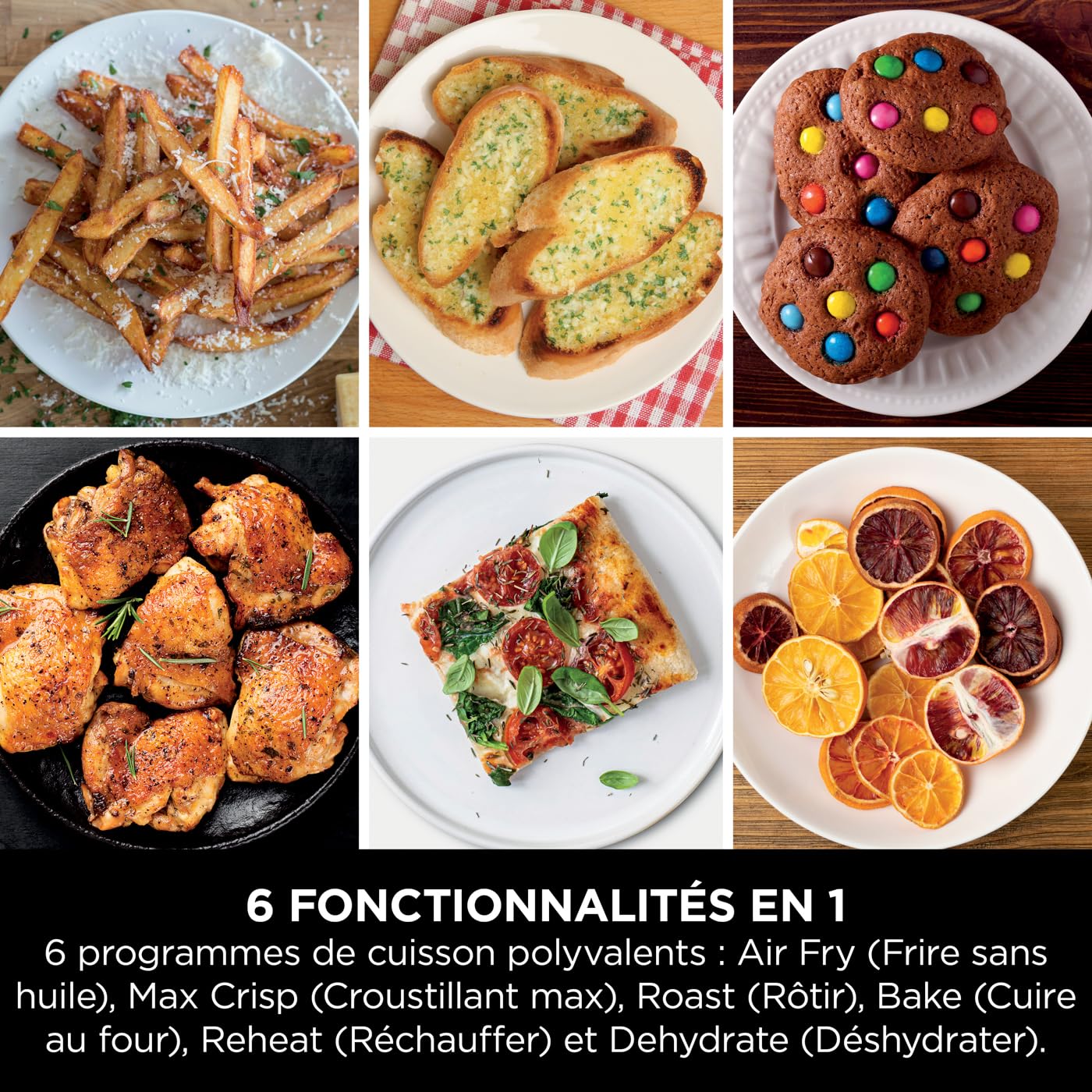 NINJA Foodi FlexDrawer Air Fryer, Dual Zone Avec Séparateur Amovible, Grand Tiroir de 10.4 L, 7-en-1, Double Zone, Sans Huile, Pièces Antiadhésives Compatibles Au Lave-Vaisselle, Noir AF500EU - Image 44