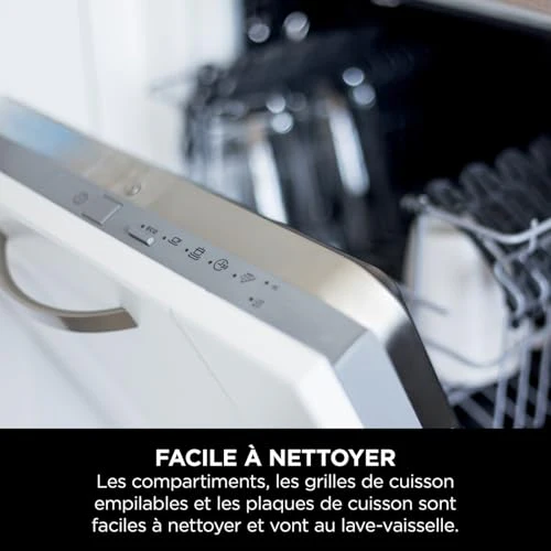 NINJA Foodi FlexDrawer Air Fryer, Dual Zone Avec Séparateur Amovible, Grand Tiroir de 10.4 L, 7-en-1, Double Zone, Sans Huile, Pièces Antiadhésives Compatibles Au Lave-Vaisselle, Noir AF500EU - Image 49