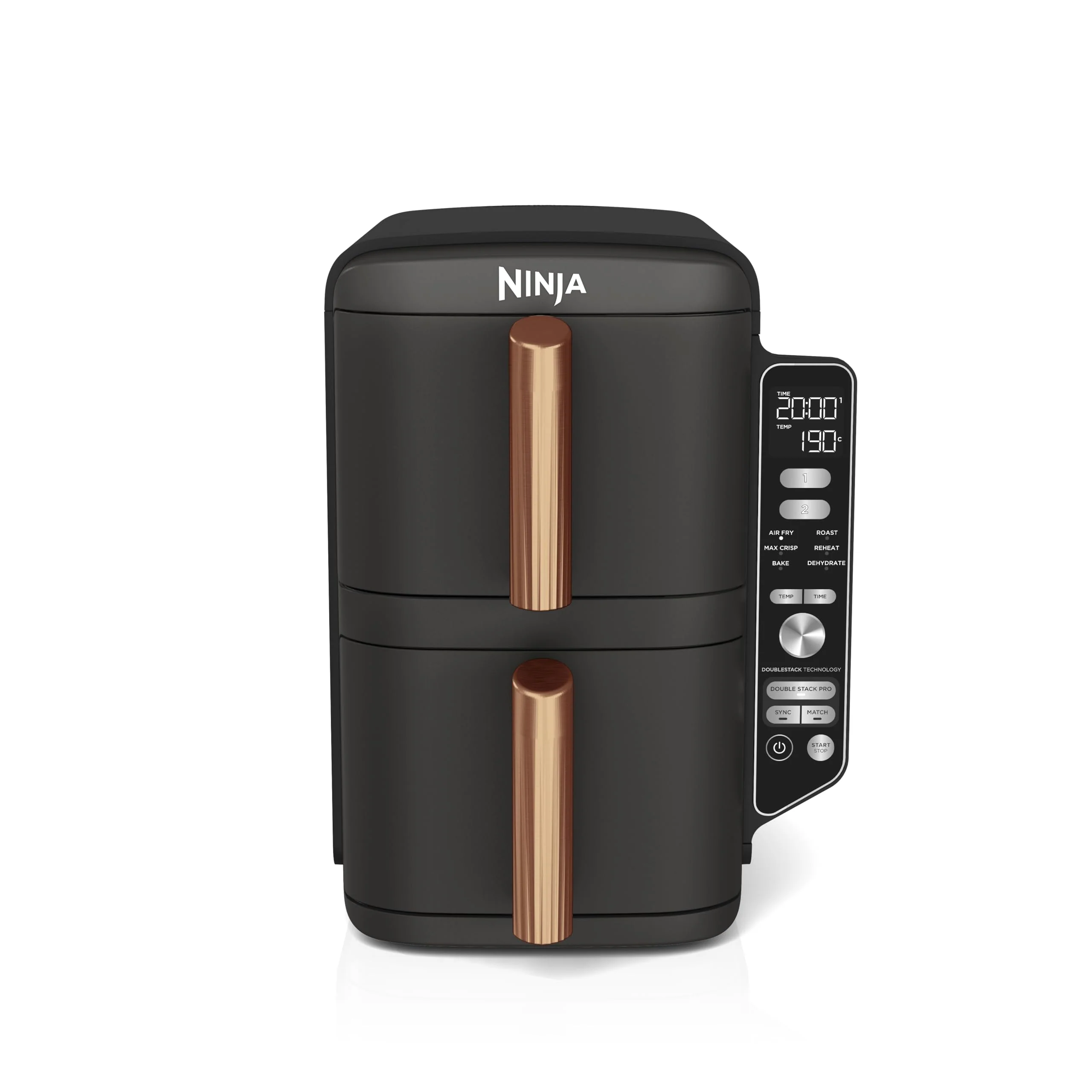 Ninja Foodi MAX Dual Zone Air Fryer, Friteuse sans huile, 2 tiroirs, 9,5 L, 6-en-1 (Air Fry, Max Crisp, rôtir, cuire, réchauffer, déshydrater), exclusivité Amazon, cuivre/noir, AF400EUCP - Image 28