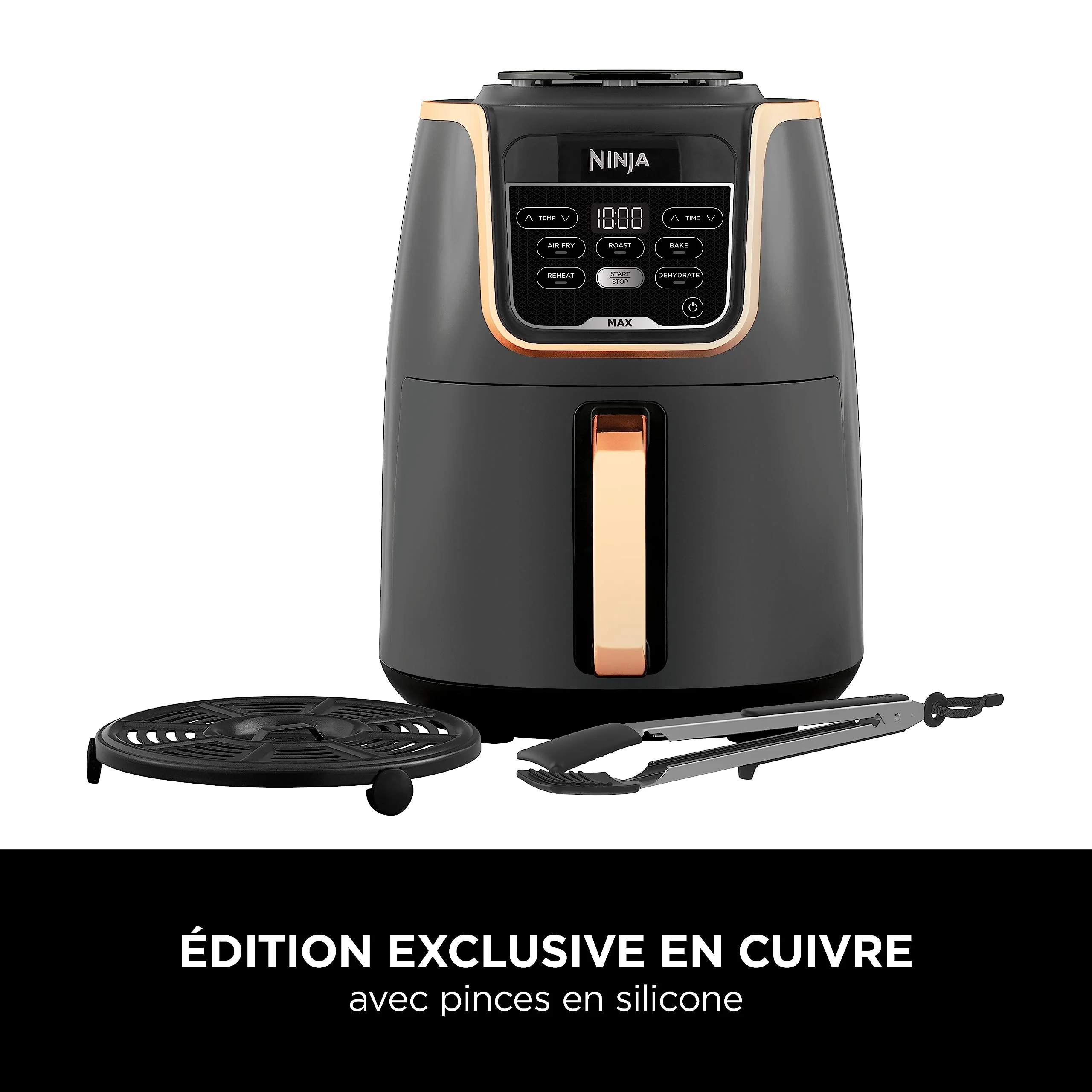 Ninja Foodi MAX Dual Zone Air Fryer, Friteuse sans huile, 2 tiroirs, 9,5 L, 6-en-1 (Air Fry, Max Crisp, rôtir, cuire, réchauffer, déshydrater), exclusivité Amazon, cuivre/noir, AF400EUCP - Image 51