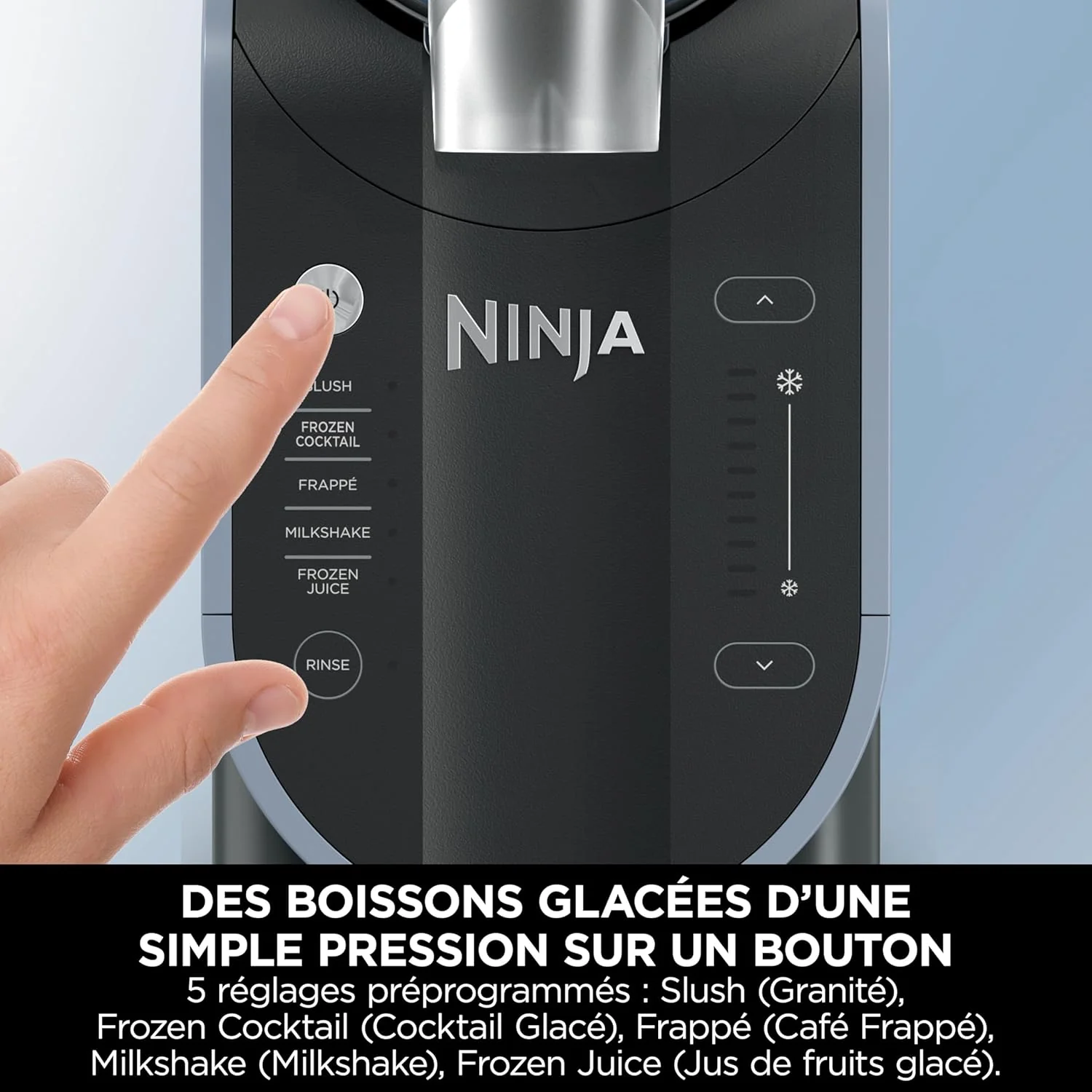 🧊 Ninja SLUSHi™ FS301EU – Machine à boissons glacées (1,9 L) – Bleu & Gris - Image 6
