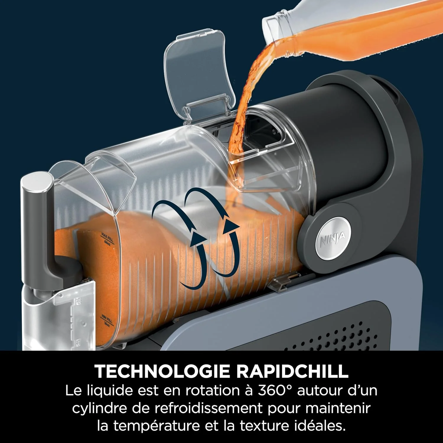 🧊 Ninja SLUSHi™ FS301EU – Machine à boissons glacées (1,9 L) – Bleu & Gris - Image 8