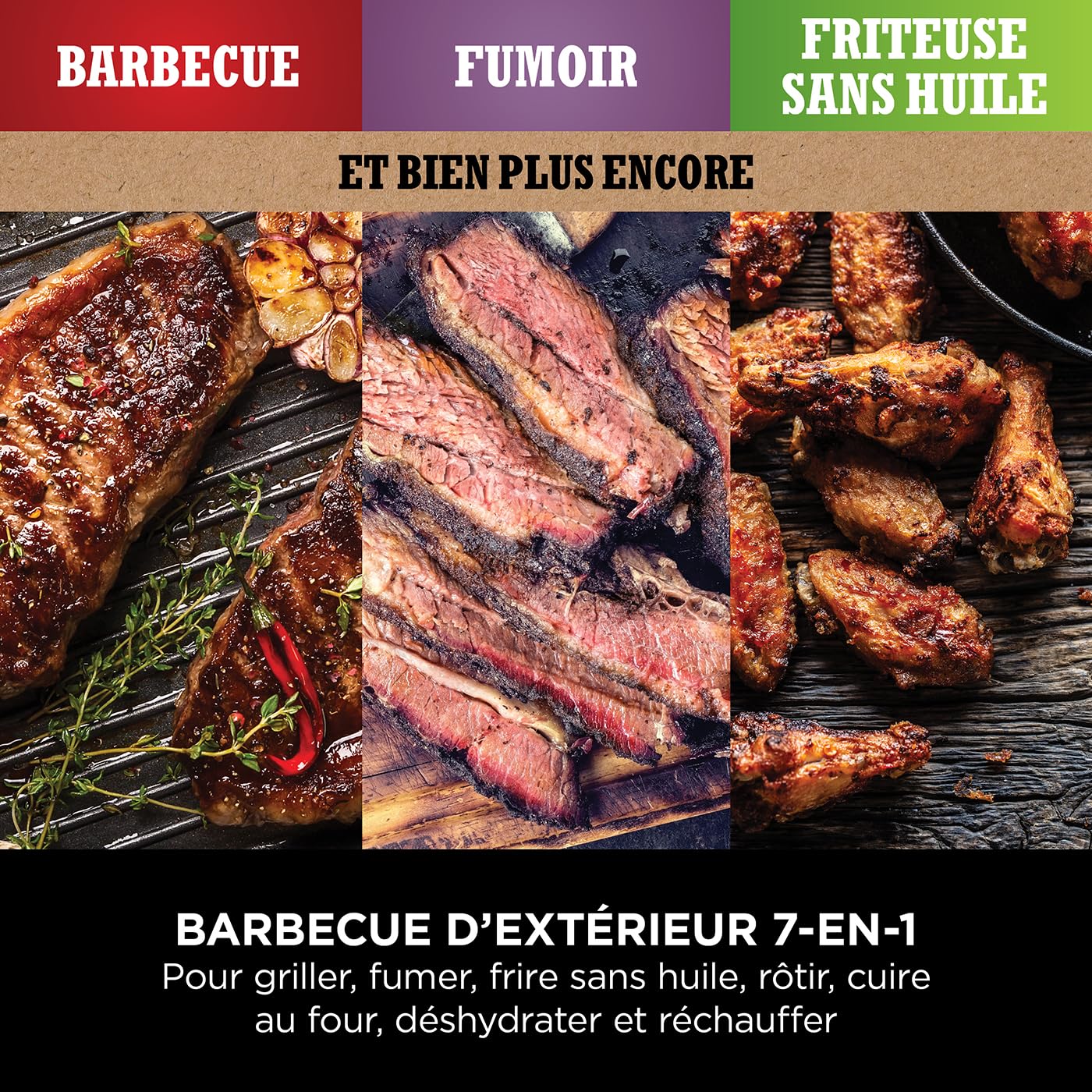 Ninja Woodfire Pro Connect XL Barbecue Électrique & Fumoir avec Contrôle d'Application, 2 Sondes, Grille, Housse, Revêtements & Brosse, Grill & Friteuse sans huile 7-en-1, Bleu & Noir OG901EUAMZ - Image 41