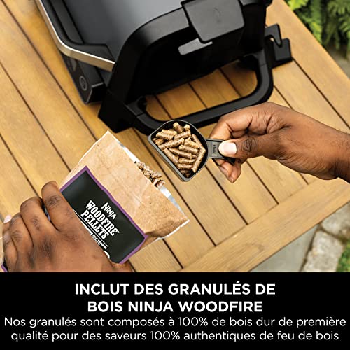 Ninja Woodfire Pro Connect XL Barbecue Électrique & Fumoir avec Contrôle d'Application, 2 Sondes, Grille, Housse, Revêtements & Brosse, Grill & Friteuse sans huile 7-en-1, Bleu & Noir OG901EUAMZ - Image 48
