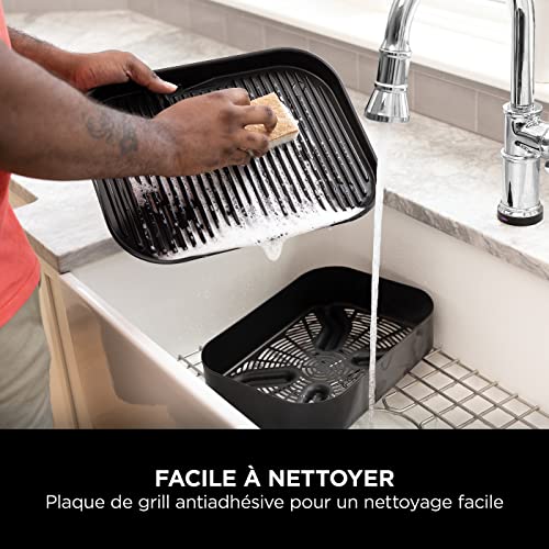 Ninja Woodfire Pro Connect XL Barbecue Électrique & Fumoir avec Contrôle d'Application, 2 Sondes, Grille, Housse, Revêtements & Brosse, Grill & Friteuse sans huile 7-en-1, Bleu & Noir OG901EUAMZ - Image 50