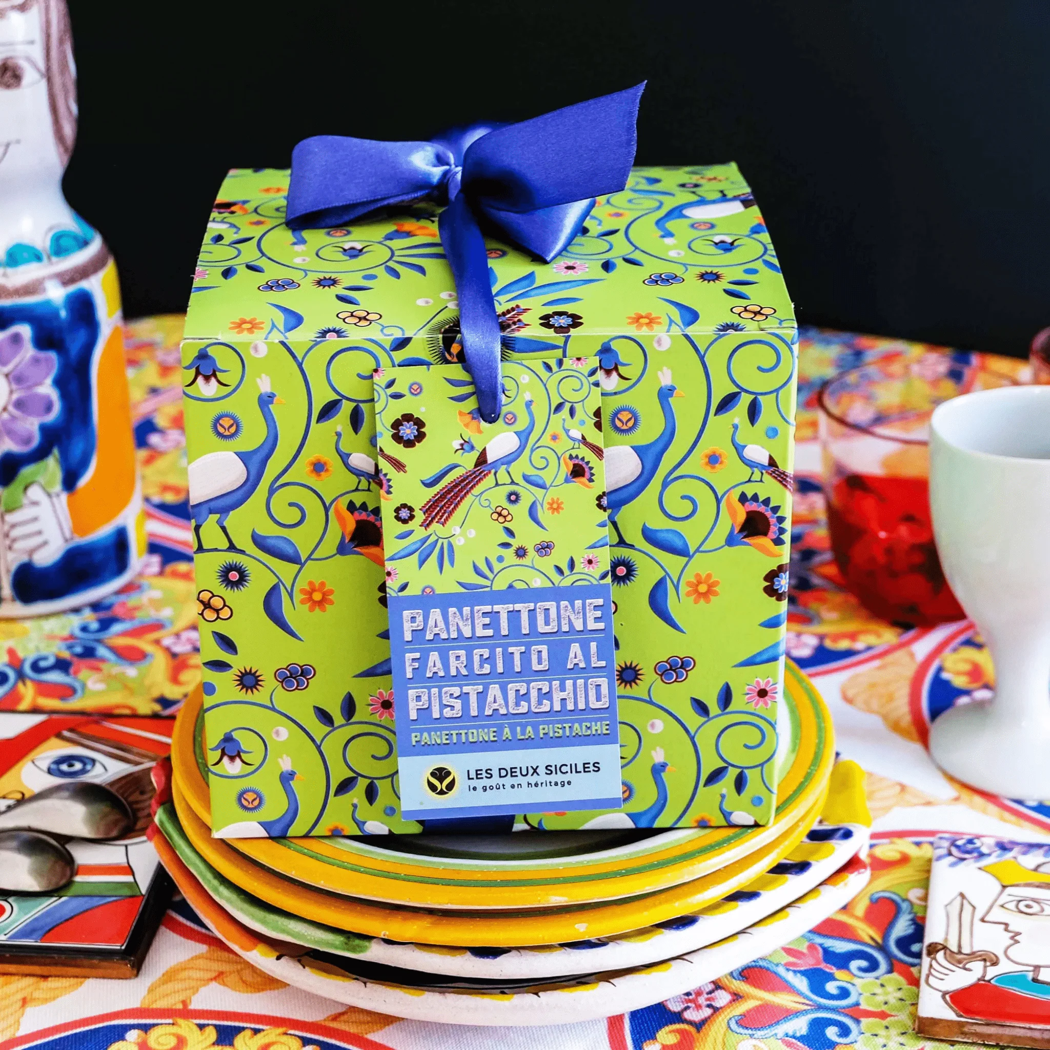 Panettone fourré à la crème de pistache - Image 2
