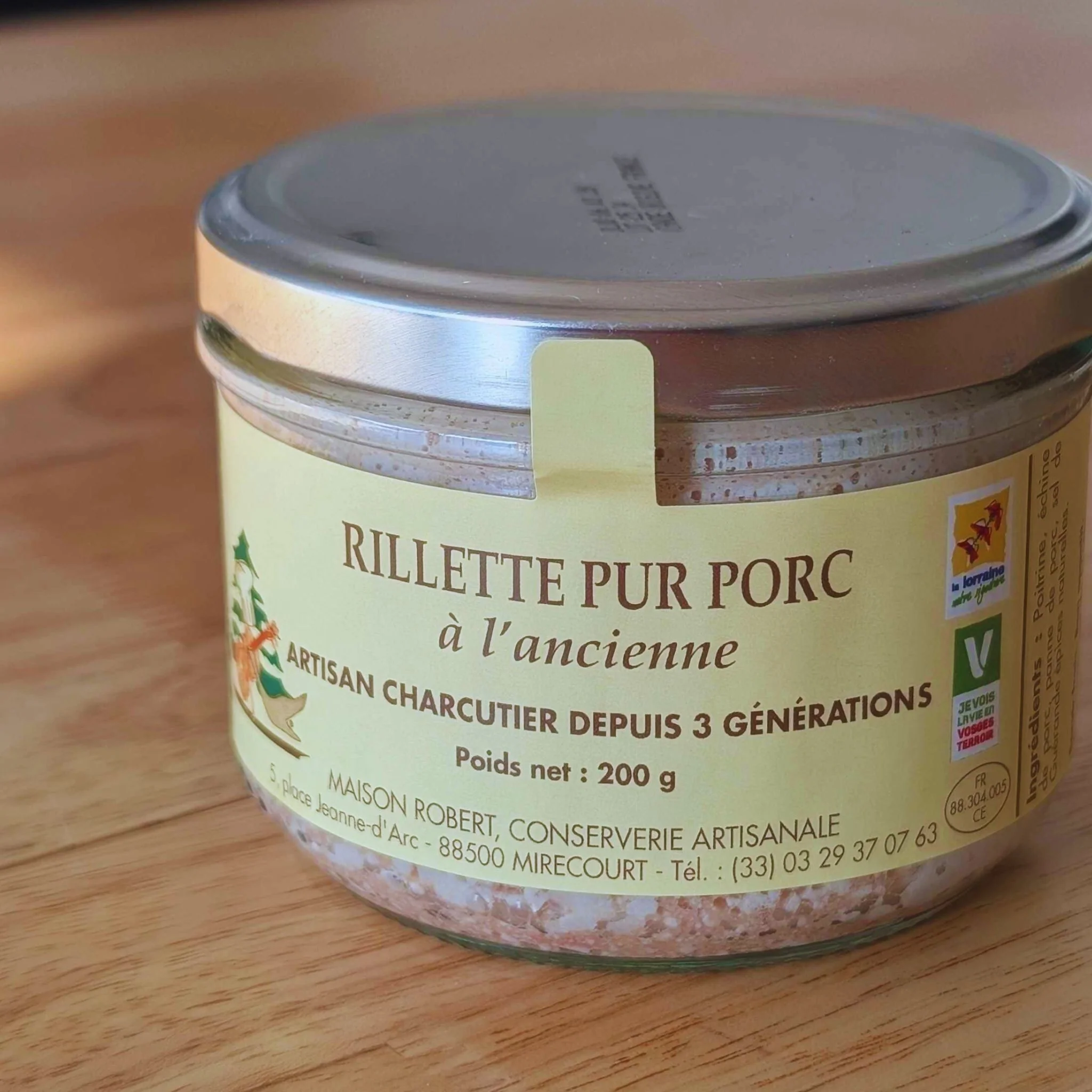 đ Rillettes de porc Ă lâancienne â Maison Robert (Vosges) đ«đ·