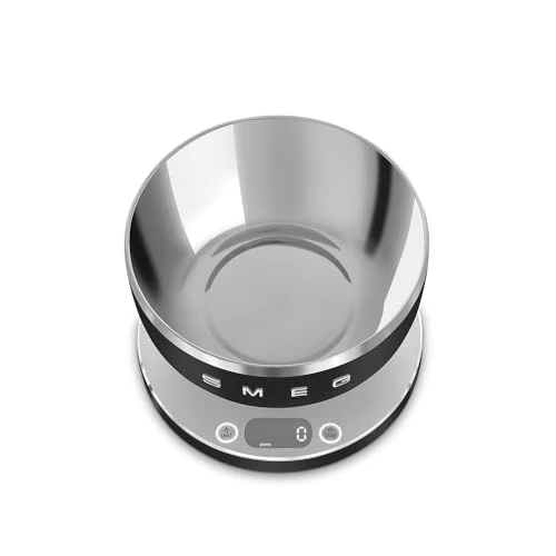 Smeg Balance de Cuisine Numérique – 5 kg, Bol Inox 1,8 L, Recharge USB & Précision 1 g - Image 9