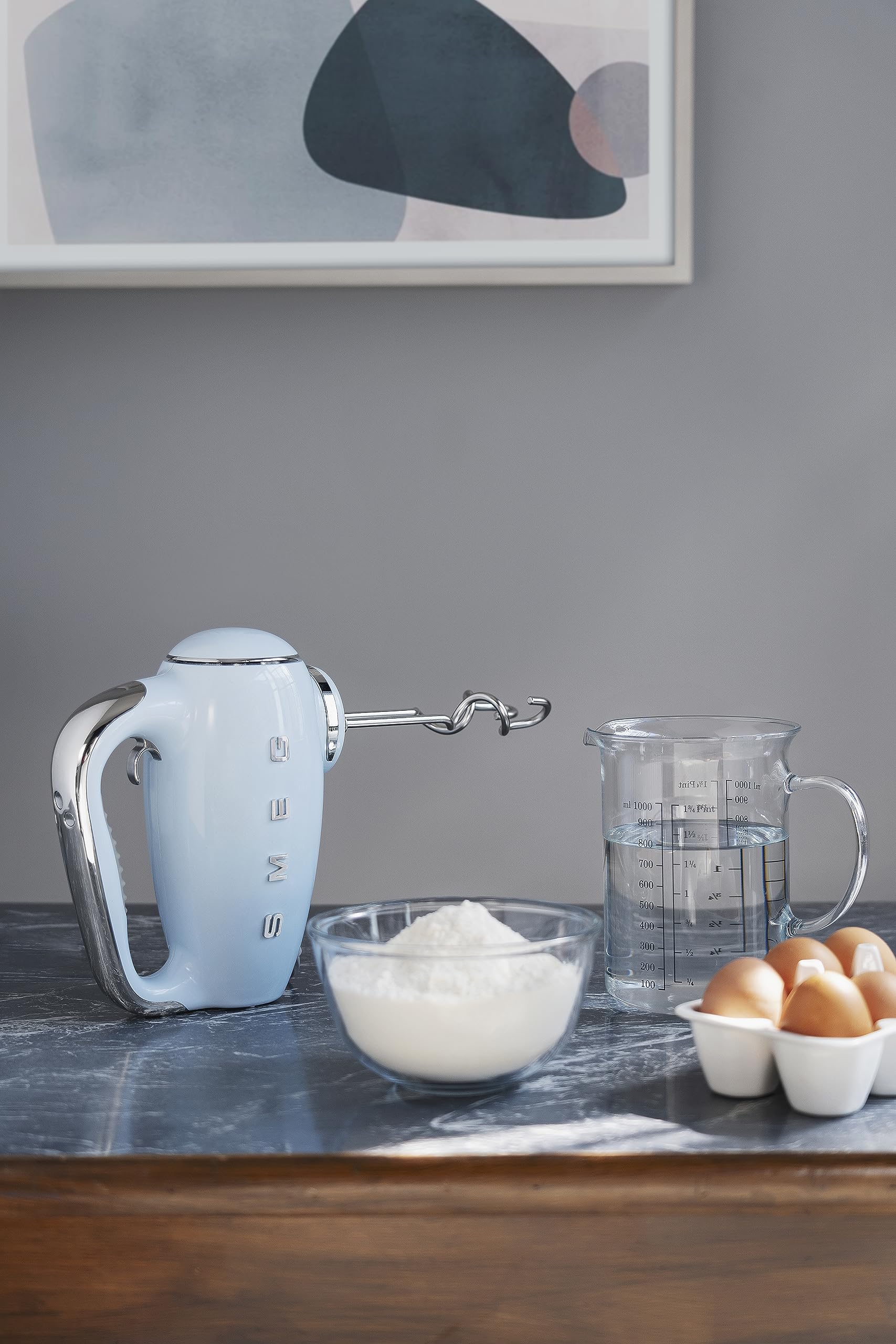 Smeg HMF01BLEU Batteur Électrique – 9 Vitesses, Fonction Turbo, Accessoires & Écran LED - Image 32