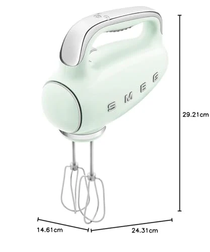 Smeg HMF01BLEU Batteur Électrique – 9 Vitesses, Fonction Turbo, Accessoires & Écran LED - Image 38