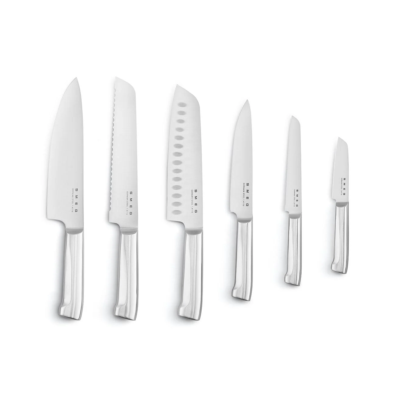 Smeg Bloc Couteaux – Acier Inoxydable, 6 lames de précision incluses - Image 12
