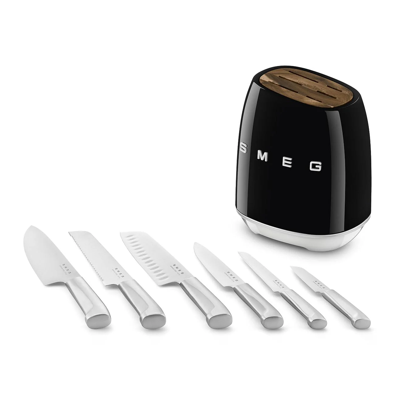 Smeg Bloc Couteaux – Acier Inoxydable, 6 lames de précision incluses - Image 13
