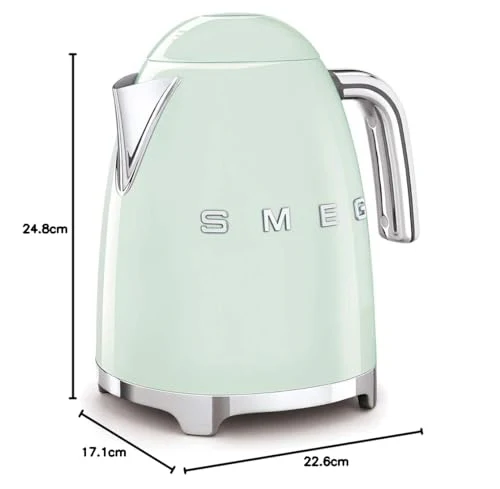 Smeg KLF03NBEU Bouilloire Électrique – 1,7 L, Filtre Antitartre, Arrêt Automatique - Image 26