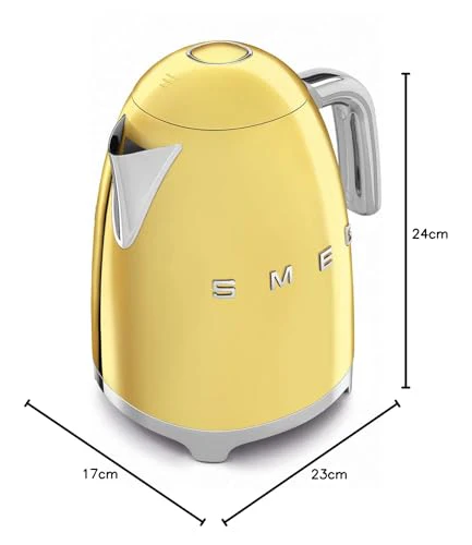 Smeg KLF03NBEU Bouilloire Électrique – 1,7 L, Filtre Antitartre, Arrêt Automatique - Image 54