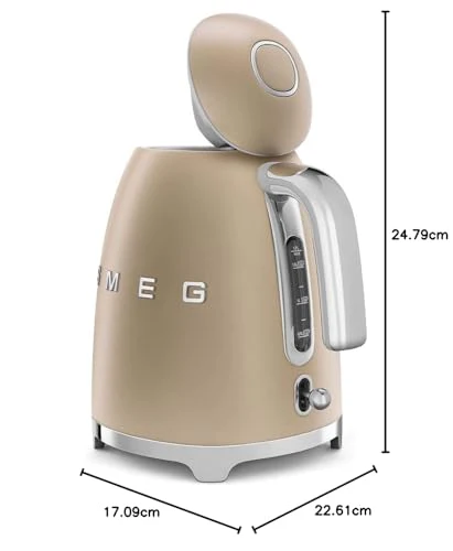 Smeg KLF03NBEU Bouilloire Électrique – 1,7 L, Filtre Antitartre, Arrêt Automatique - Image 86