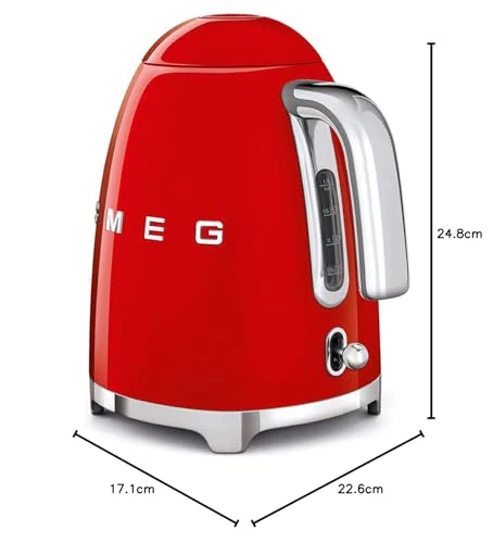 Smeg KLF03NBEU Bouilloire Électrique – 1,7 L, Filtre Antitartre, Arrêt Automatique - Image 89