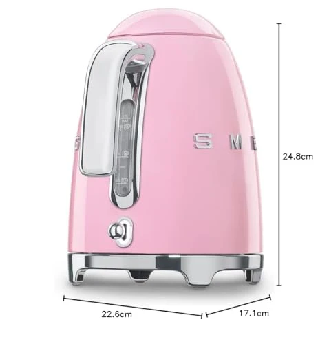 Smeg KLF03NBEU Bouilloire Électrique – 1,7 L, Filtre Antitartre, Arrêt Automatique - Image 95