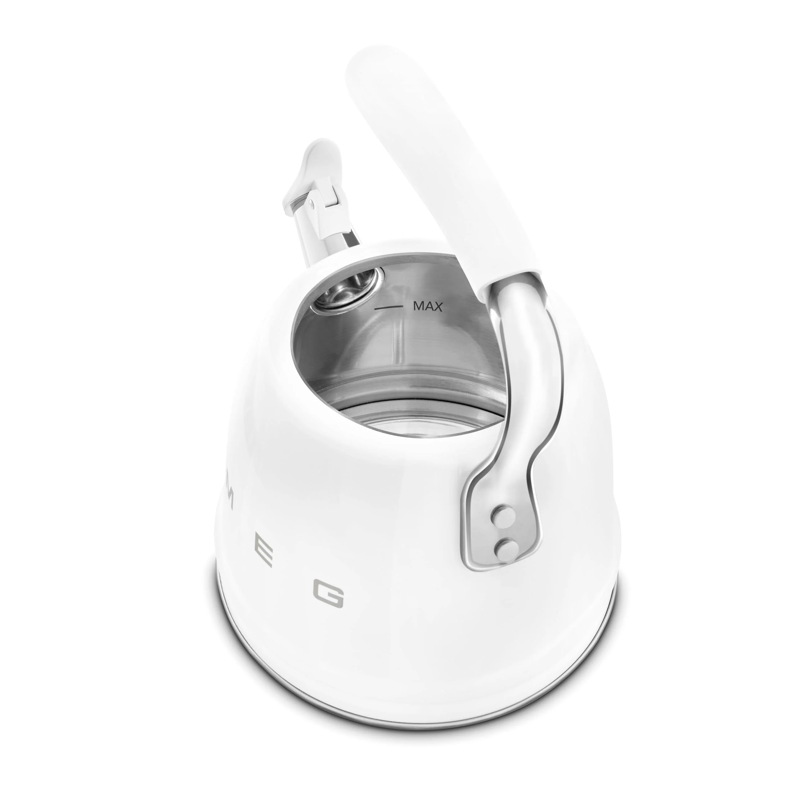 Smeg WKF Bouilloire Sifflante – 2,3 L, Acier Inoxydable & Poignée Silicone - Image 20