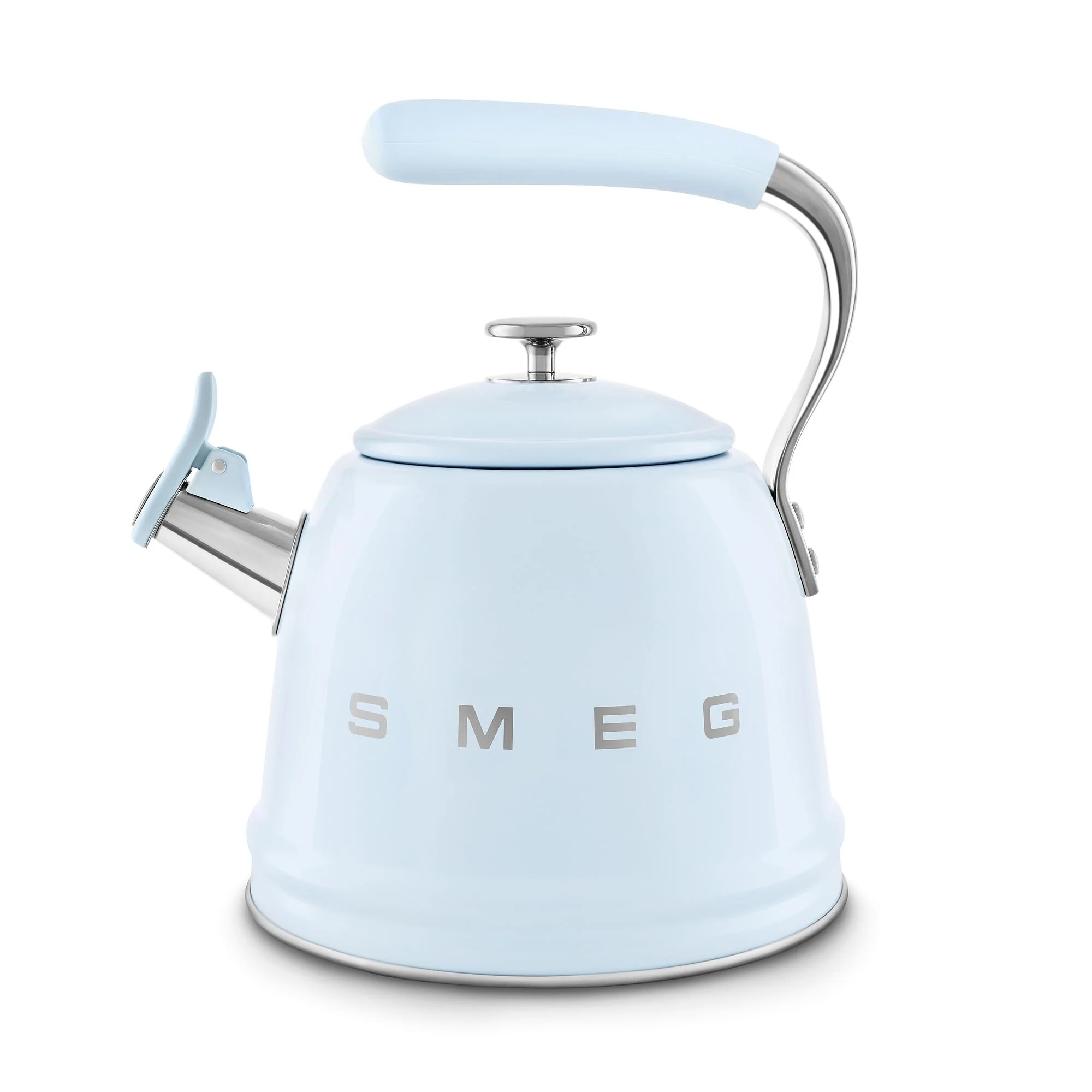 Smeg WKF Bouilloire Sifflante – 2,3 L, Acier Inoxydable & Poignée Silicone - Image 3