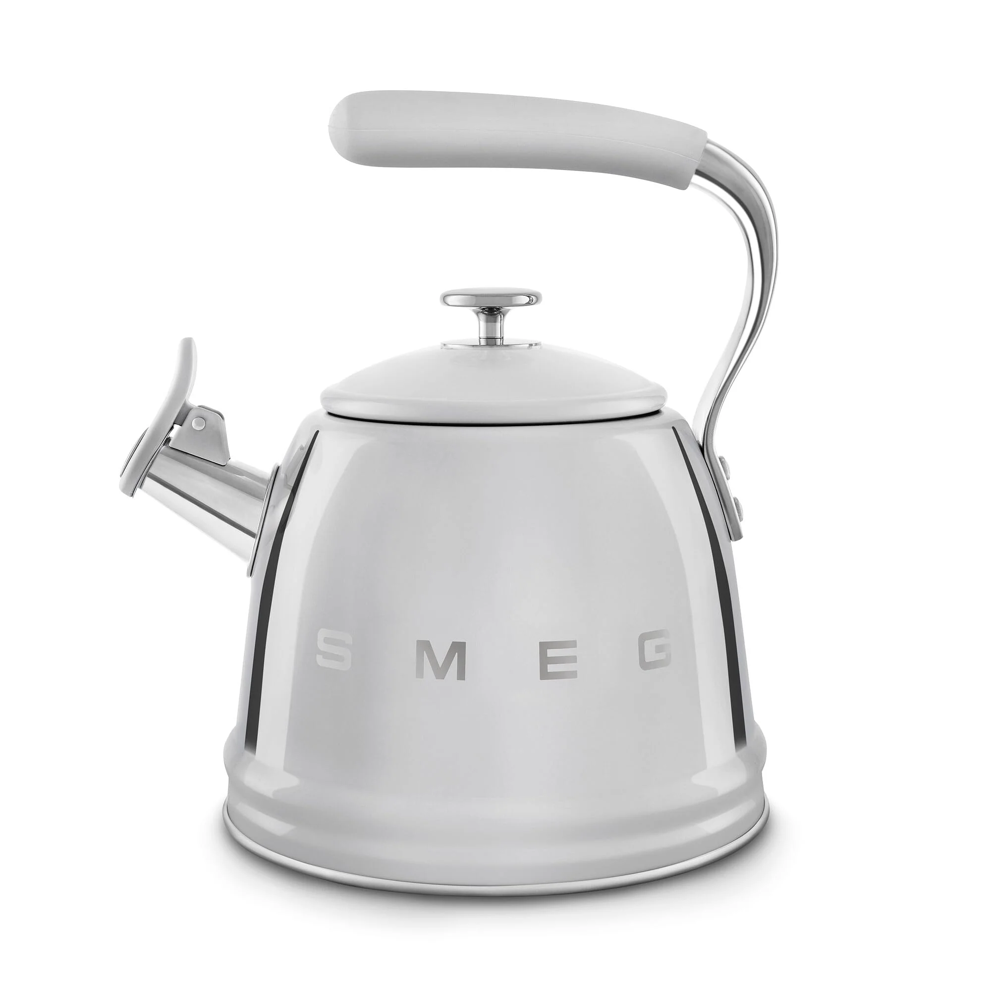 Smeg WKF Bouilloire Sifflante – 2,3 L, Acier Inoxydable & Poignée Silicone - Image 4