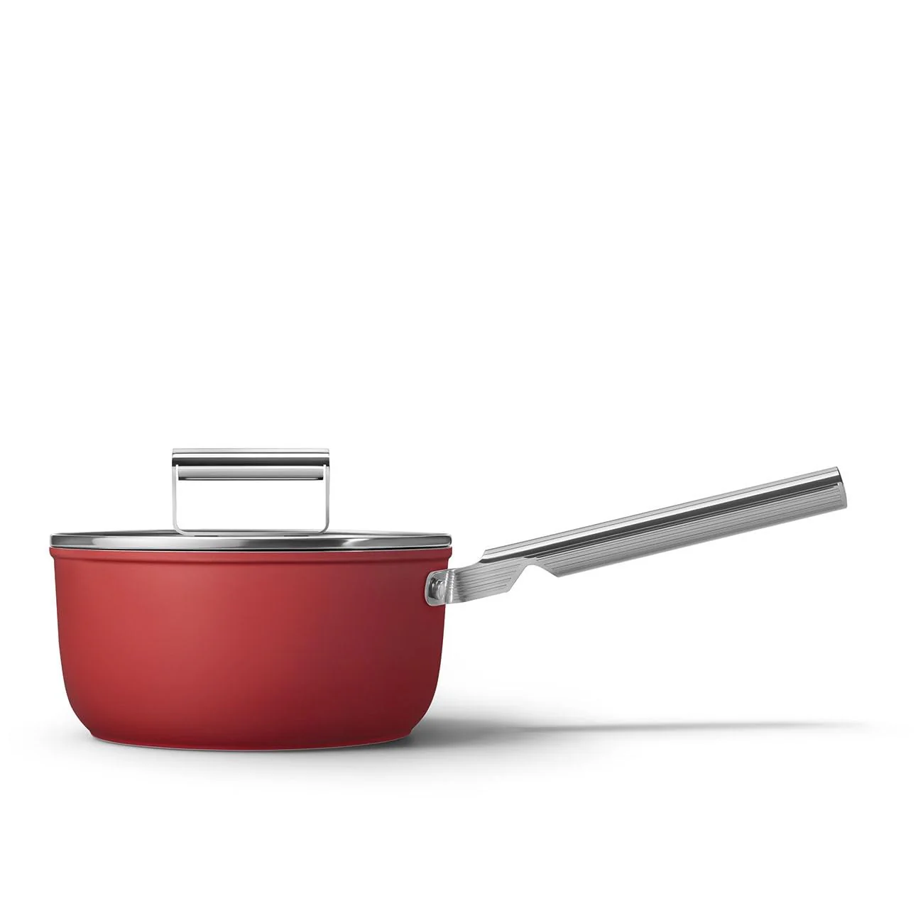 Smeg Casserole 20 cm – 2,7 L, Revêtement Antiadhésif, Tous Feux & Four Jusqu’à 250°C