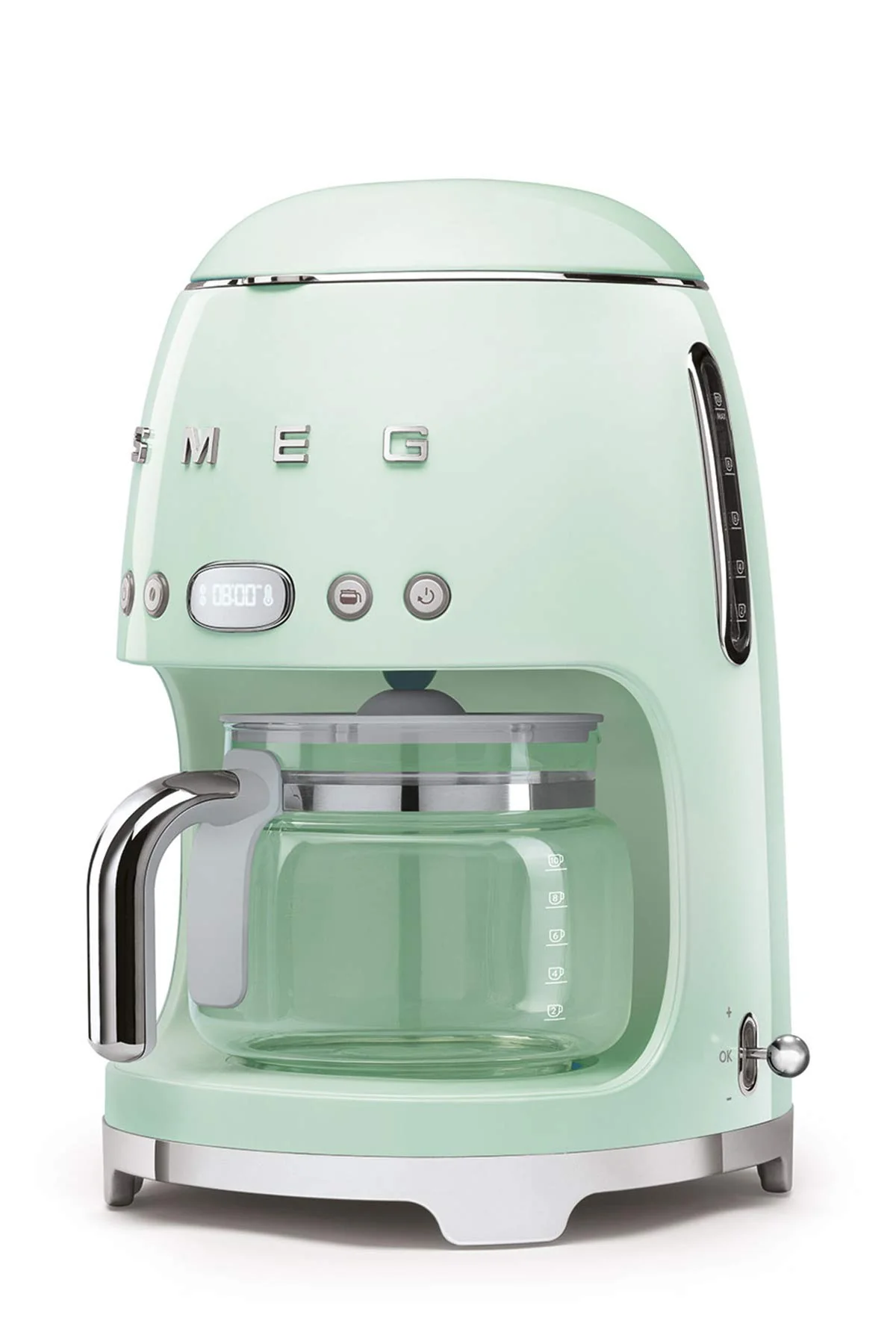 Smeg DCF02BLMEU Machine à Café Filtre – 12 Tasses, Fonction Arôme, Autostart & Maintien au Chaud - Image 42