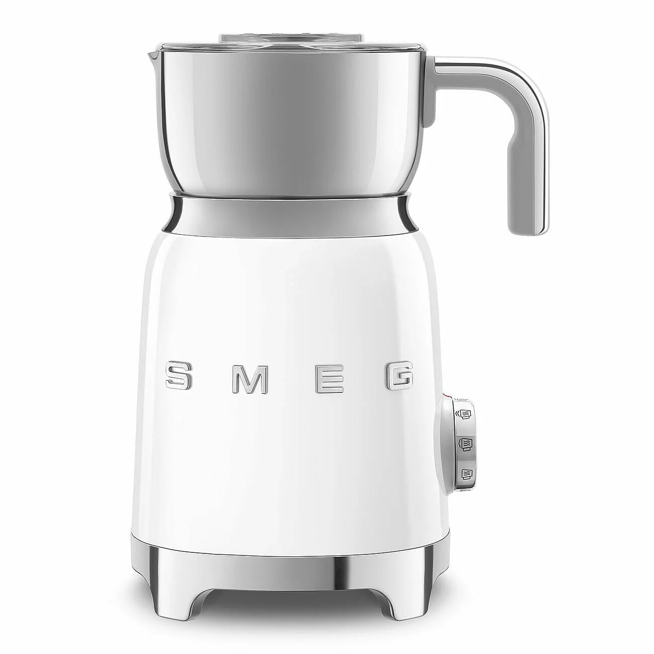 Smeg Mousseur à Lait Électrique – 600 ml, 6 Programmes, Carafe Amovible & Induction