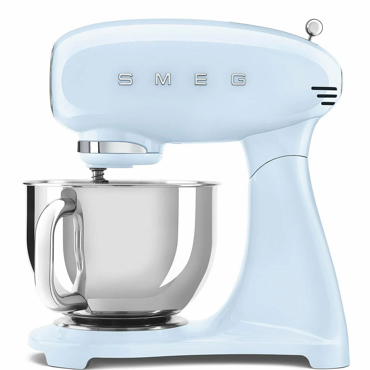 Smeg Robot Pâtissier SMF03CREU – 4,8 L, 10 Vitesses, Mouvement Planétaire & Démarrage Progressif