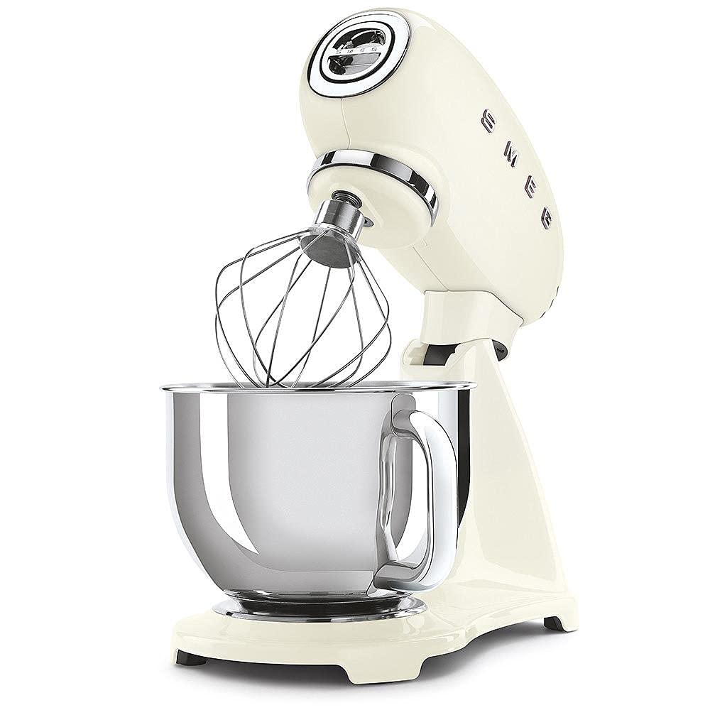 Smeg Robot Pâtissier SMF03CREU – 4,8 L, 10 Vitesses, Mouvement Planétaire & Démarrage Progressif - Image 11