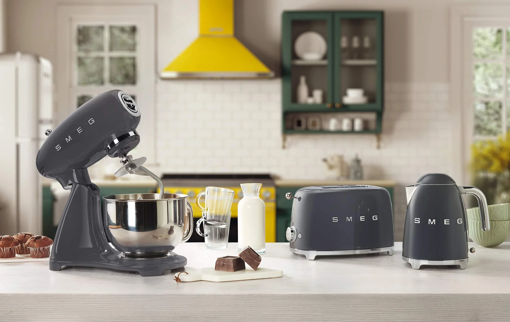 Smeg Robot Pâtissier SMF03CREU – 4,8 L, 10 Vitesses, Mouvement Planétaire & Démarrage Progressif - Image 35