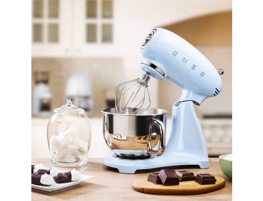 Smeg Robot Pâtissier SMF03CREU – 4,8 L, 10 Vitesses, Mouvement Planétaire & Démarrage Progressif - Image 9