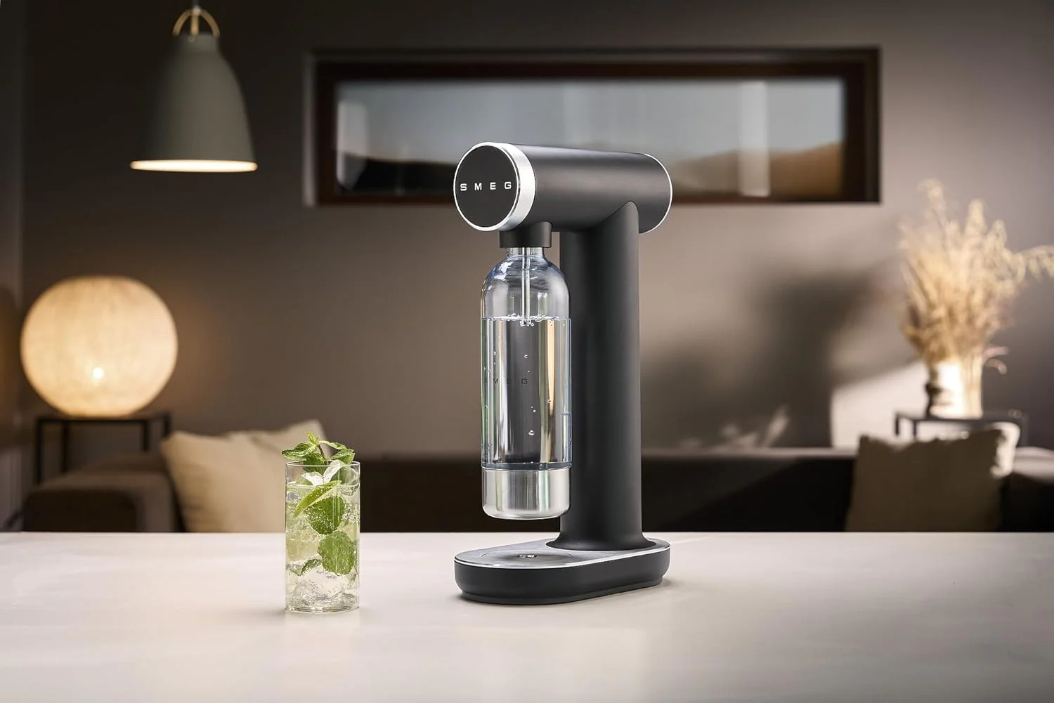 Smeg Machine à Eau Gazeuse – 800 ml, Réglage d’intensité CO₂, Fonctionne avec cartouche standard - Image 9