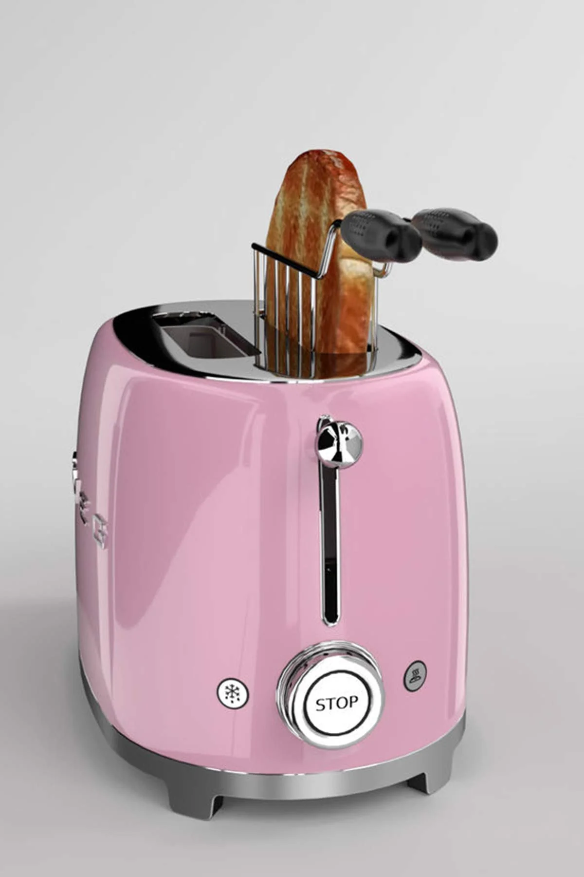 Smeg Grille-pain 2 Tranches – 6 niveaux de brunissage, Fonctions Bagel, Réchauffer & Décongélation - Image 31