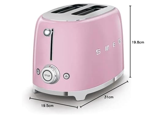 Smeg Grille-pain 2 Tranches – 6 niveaux de brunissage, Fonctions Bagel, Réchauffer & Décongélation - Image 32