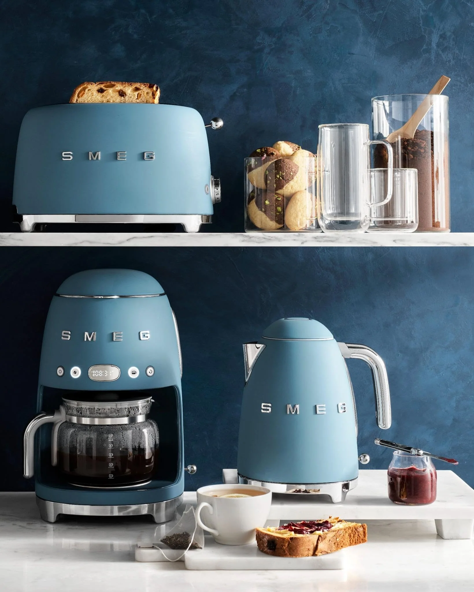 Smeg Grille-pain 2 Tranches – 6 niveaux de brunissage, Fonctions Bagel, Réchauffer & Décongélation - Image 46
