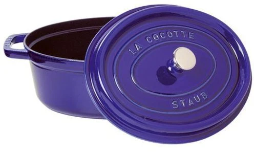 Cocotte Ovale STAUB 29 cm – Fonte Émaillée « Gris Graphite » 4,25 L - Image 14
