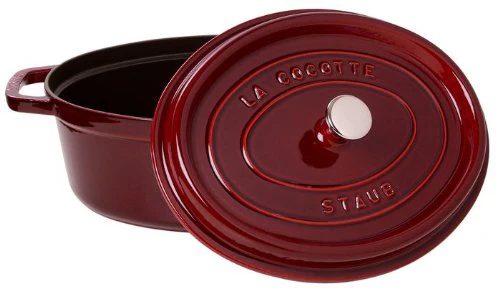 Cocotte Ovale STAUB 29 cm – Fonte Émaillée « Gris Graphite » 4,25 L - Image 16