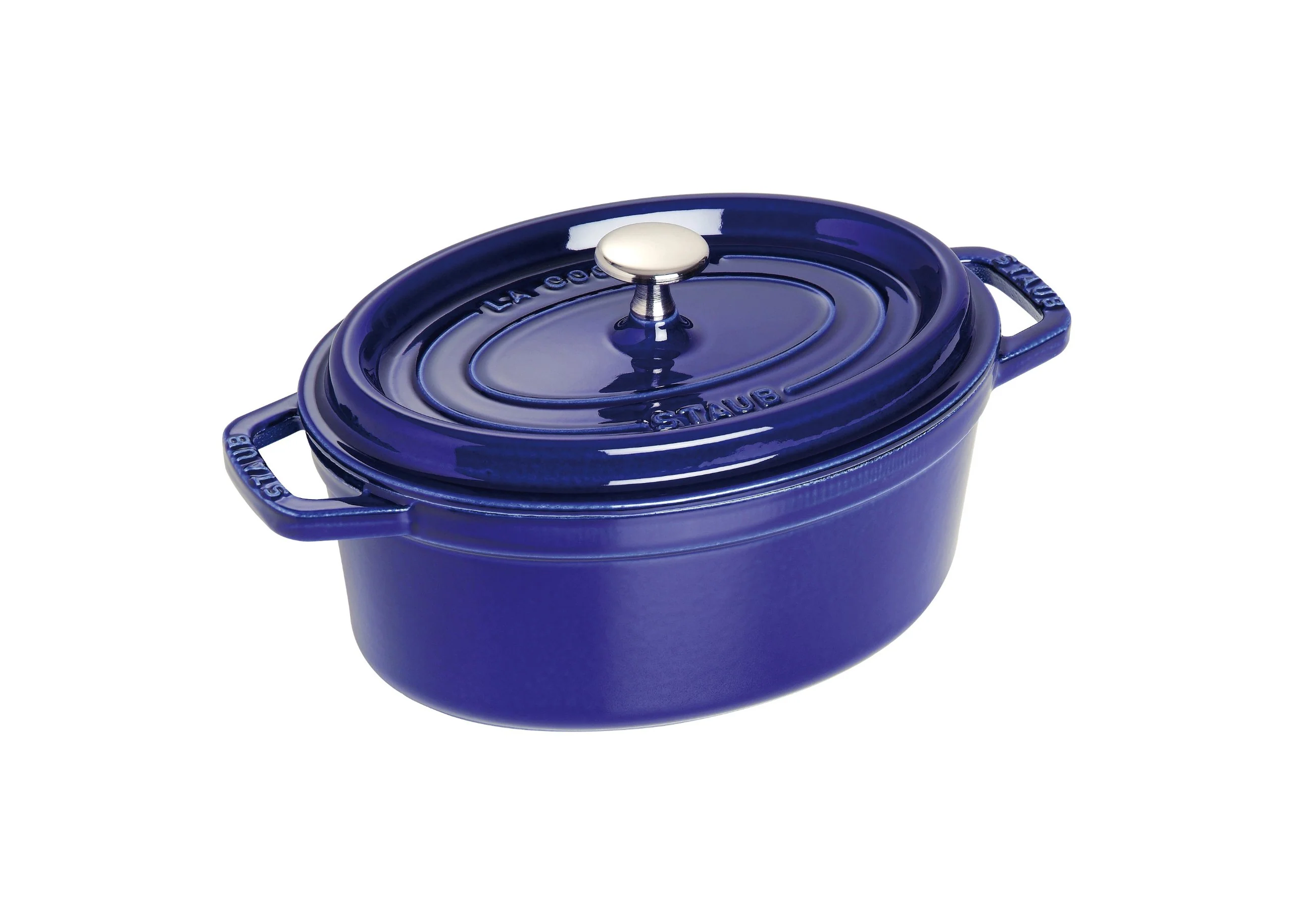 Cocotte Ovale STAUB 29 cm – Fonte Émaillée « Gris Graphite » 4,25 L - Image 3
