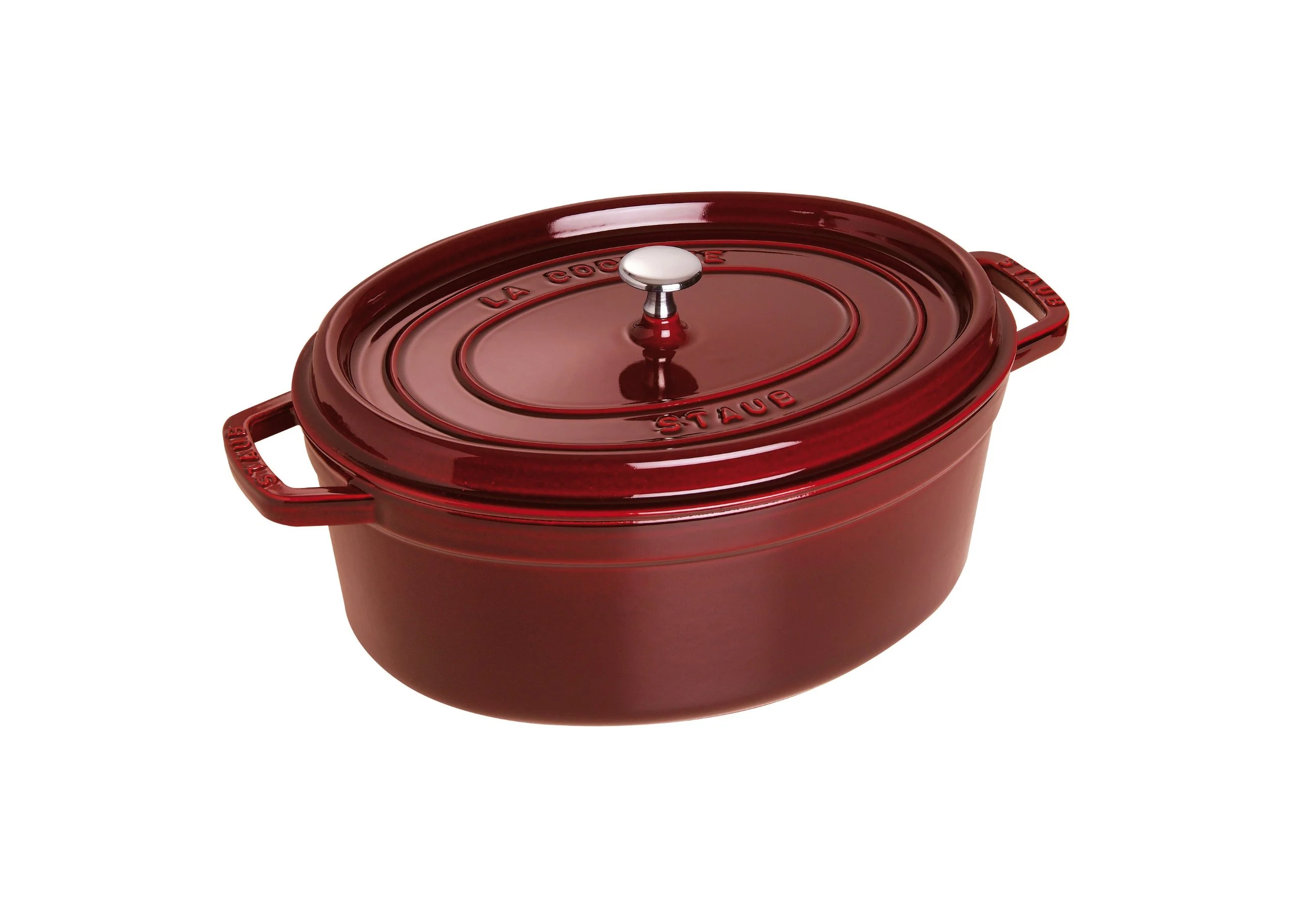 Cocotte Ovale STAUB 29 cm – Fonte Émaillée « Gris Graphite » 4,25 L - Image 5
