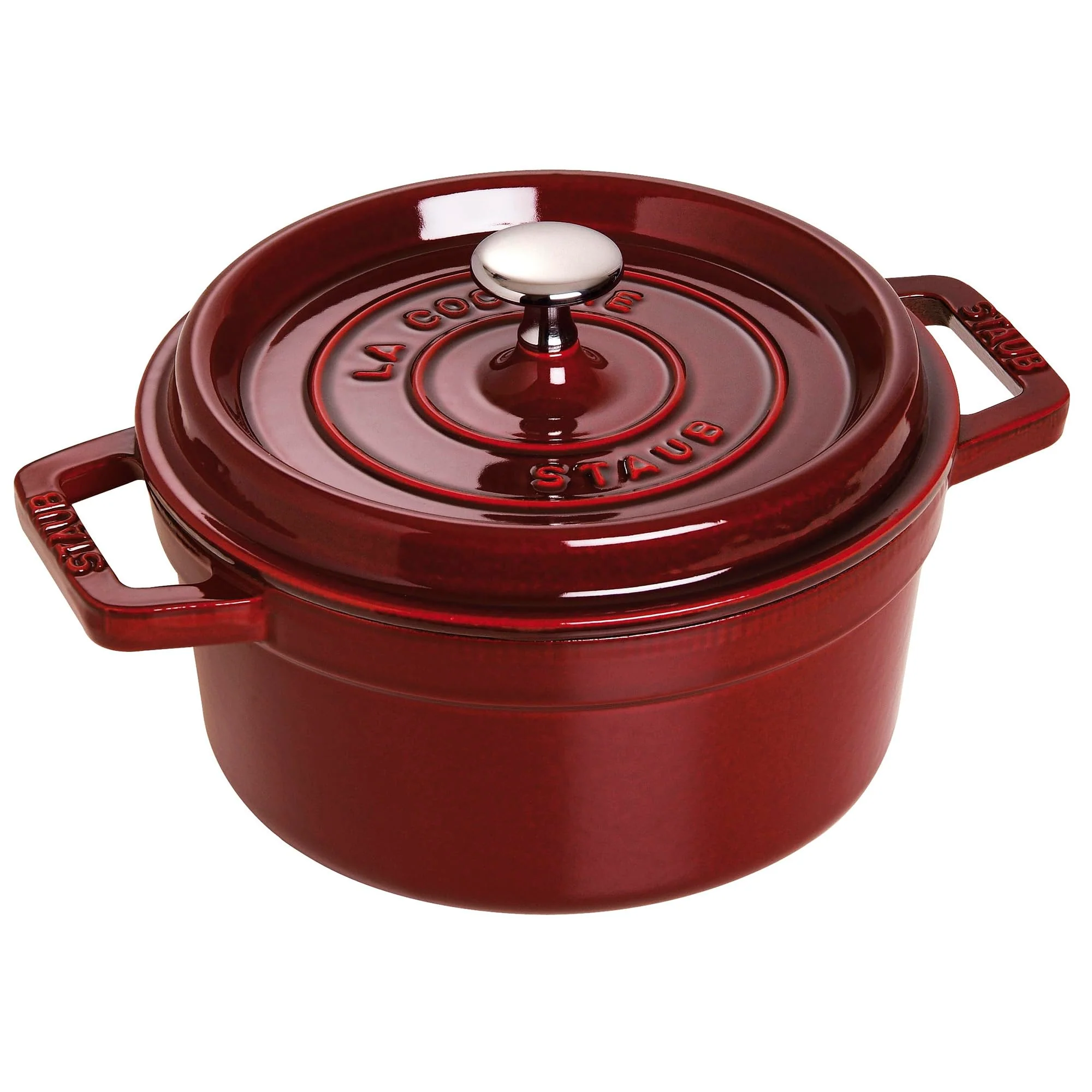 Cocotte Ronde STAUB 28 cm – Fonte Émaillée « Cerise » 6,7 L - Image 15