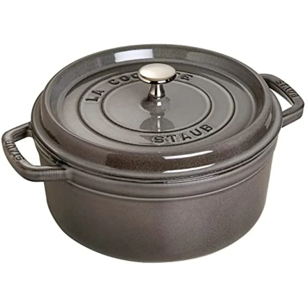 Cocotte Ronde STAUB 28 cm – Fonte Émaillée « Cerise » 6,7 L - Image 22