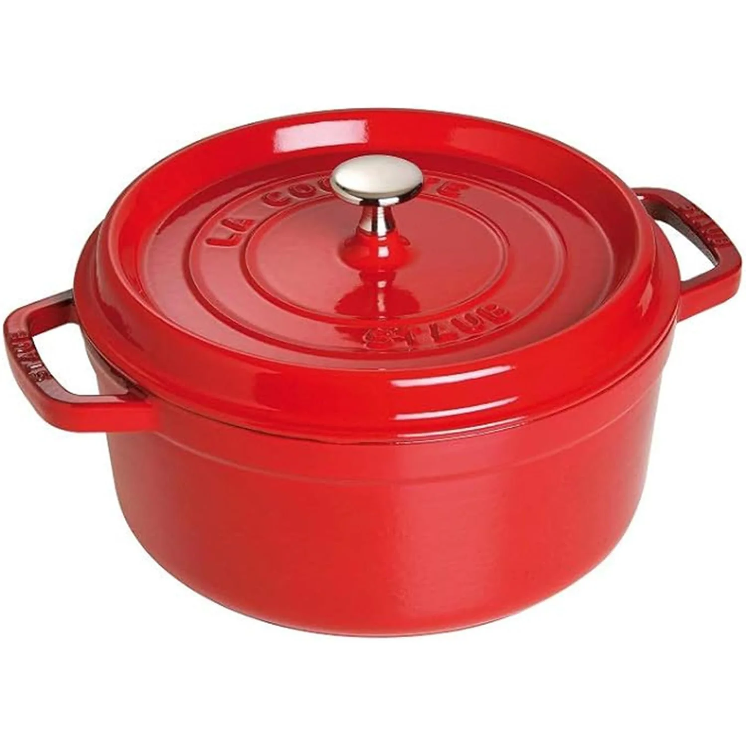 Cocotte Ronde STAUB 28 cm – Fonte Émaillée « Cerise » 6,7 L - Image 34