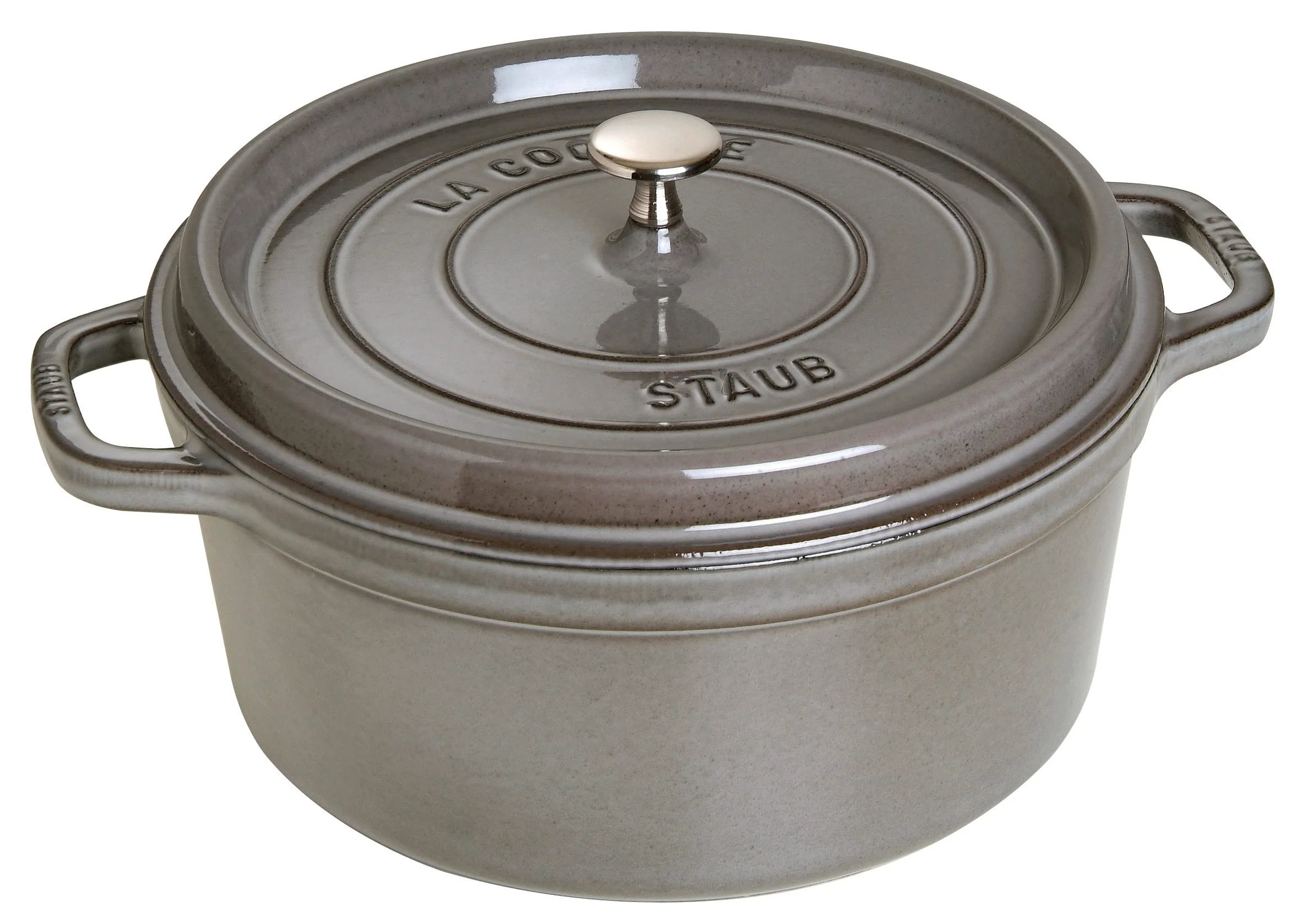Cocotte Ronde STAUB 28 cm – Fonte Émaillée « Cerise » 6,7 L - Image 45