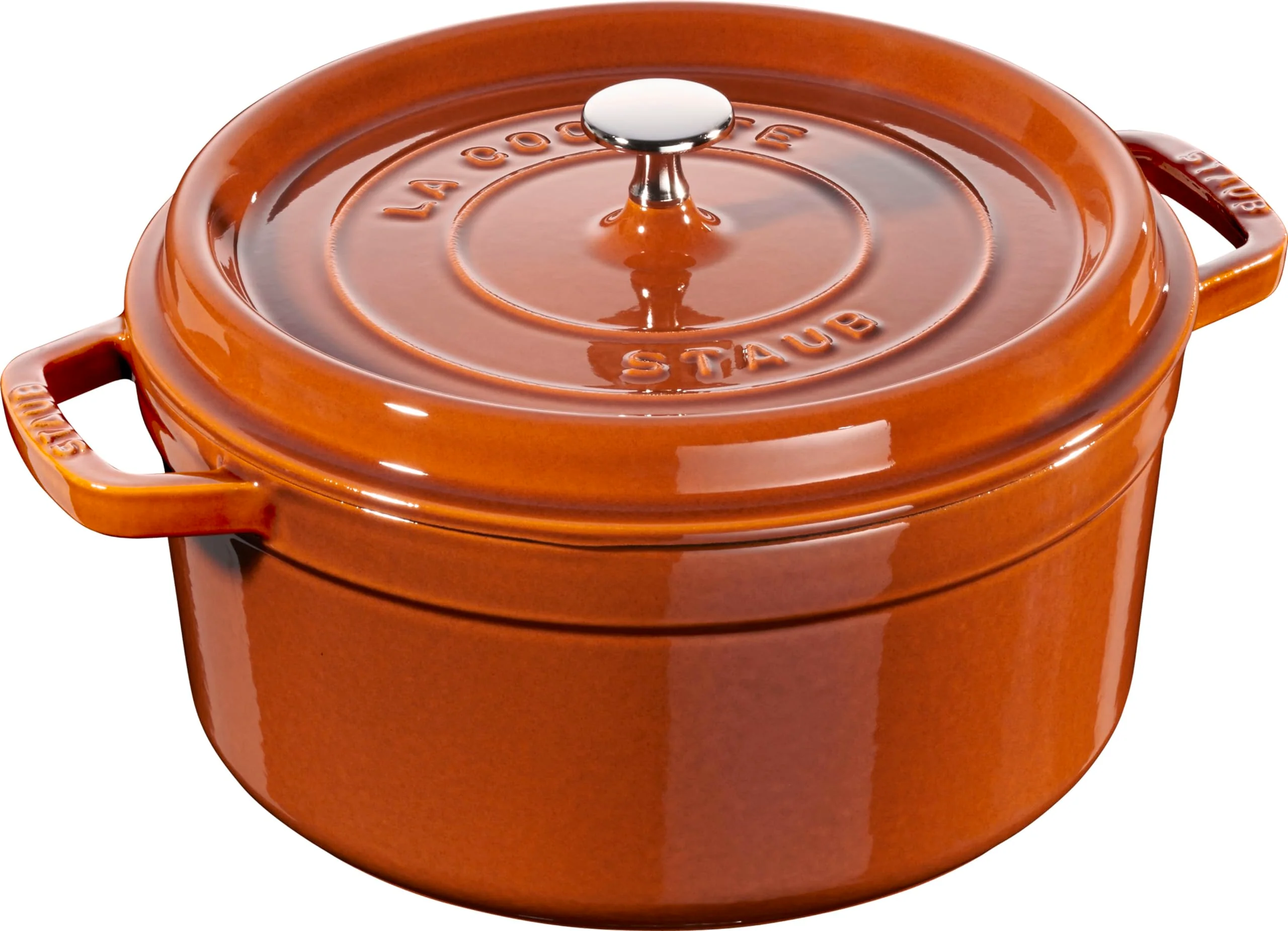 Cocotte Ronde STAUB 28 cm – Fonte Émaillée « Cerise » 6,7 L - Image 46
