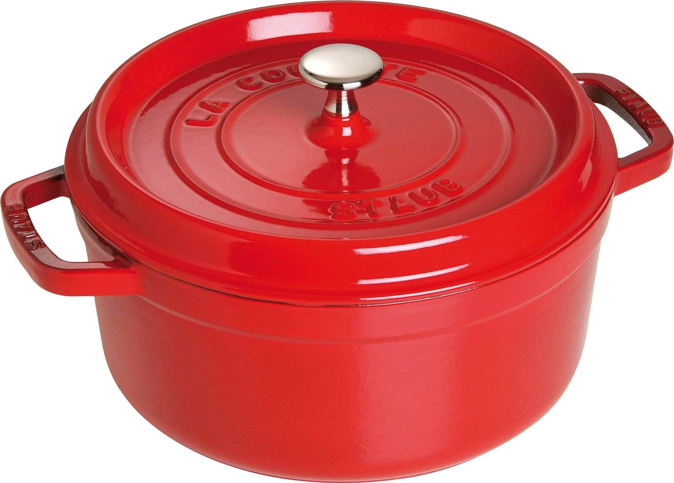 Cocotte Ronde STAUB 28 cm – Fonte Émaillée « Cerise » 6,7 L - Image 53