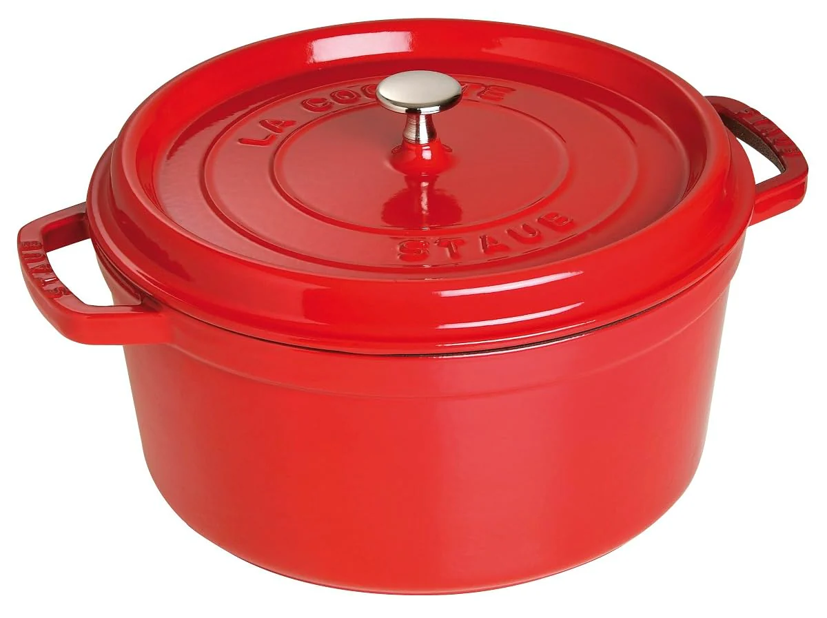 Cocotte Ronde STAUB 28 cm – Fonte Émaillée « Cerise » 6,7 L - Image 55