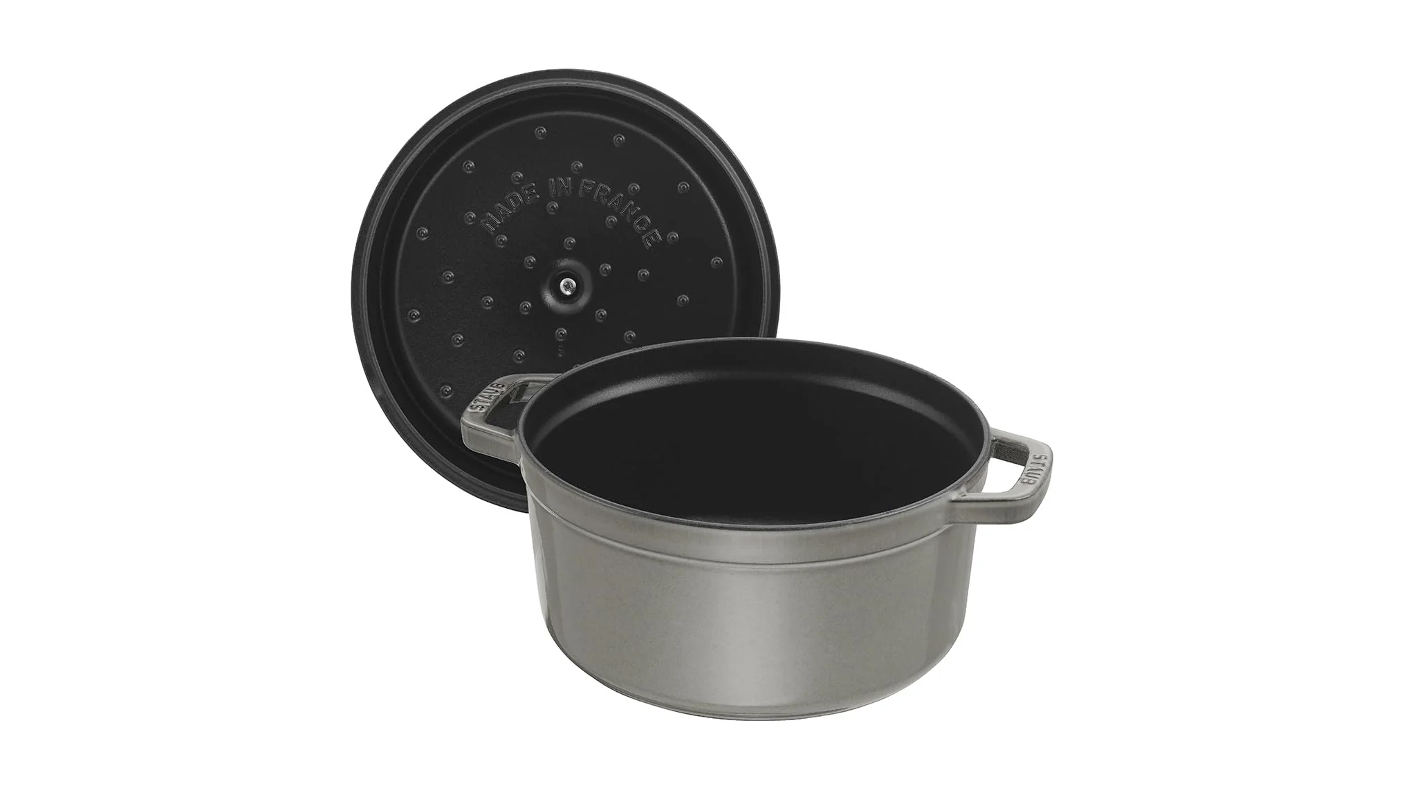 Cocotte Ronde STAUB 28 cm – Fonte Émaillée « Cerise » 6,7 L - Image 84