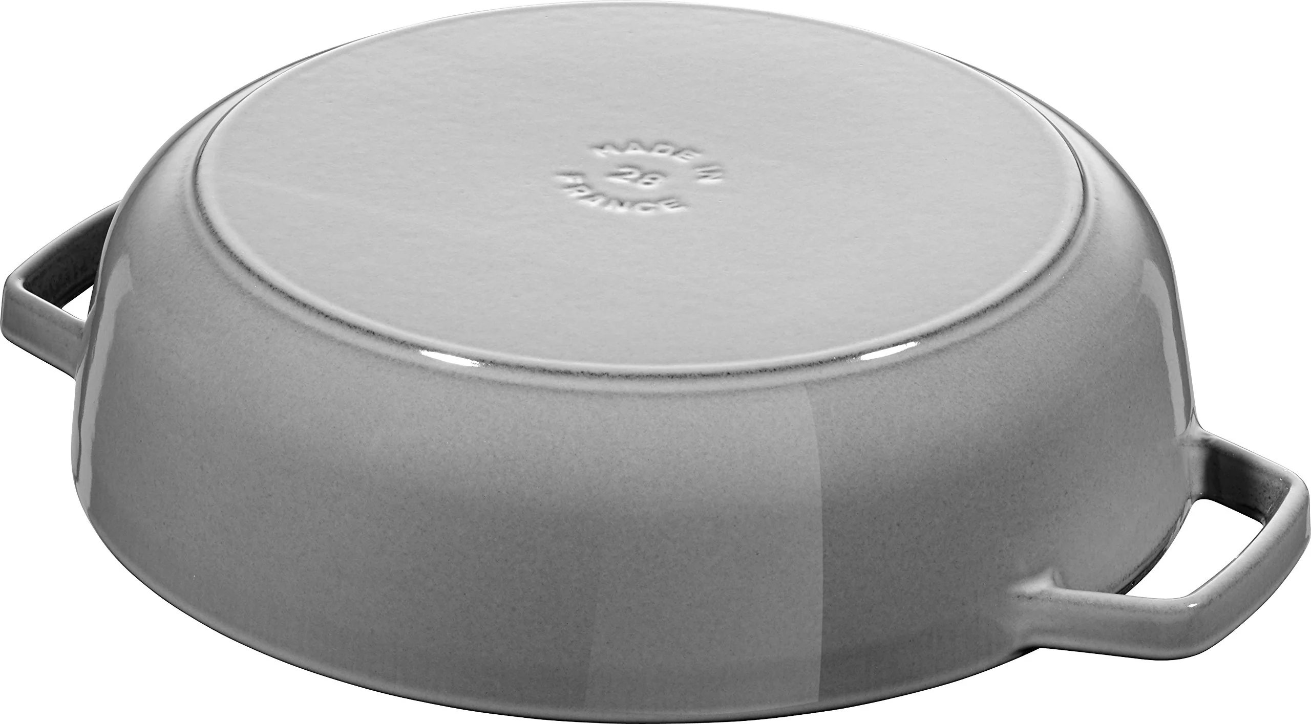 Sauteuse STAUB Chistera 28 cm – Fonte Émaillée « Cerise » 3,7 L - Image 15