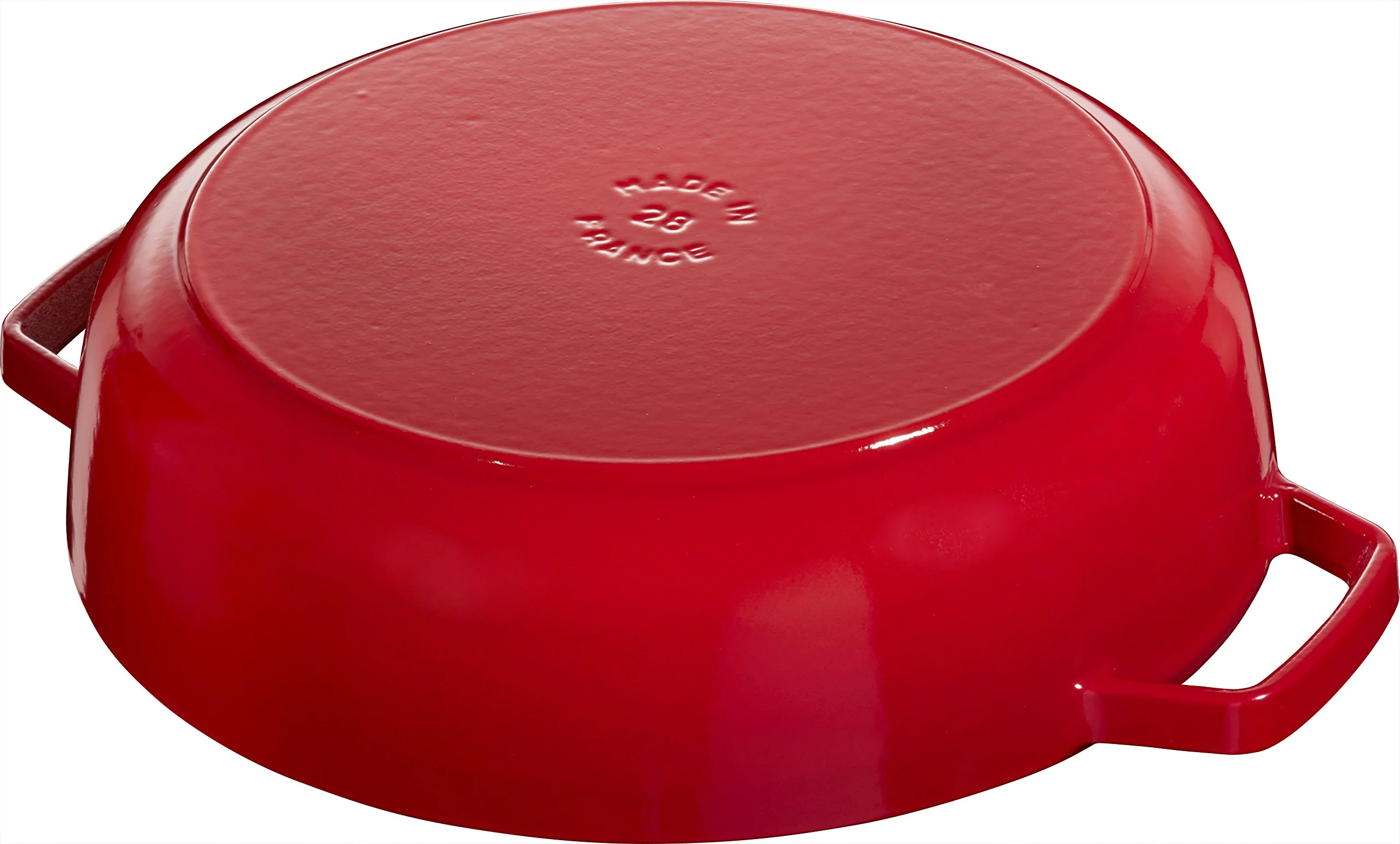 Sauteuse STAUB Chistera 28 cm – Fonte Émaillée « Cerise » 3,7 L - Image 20