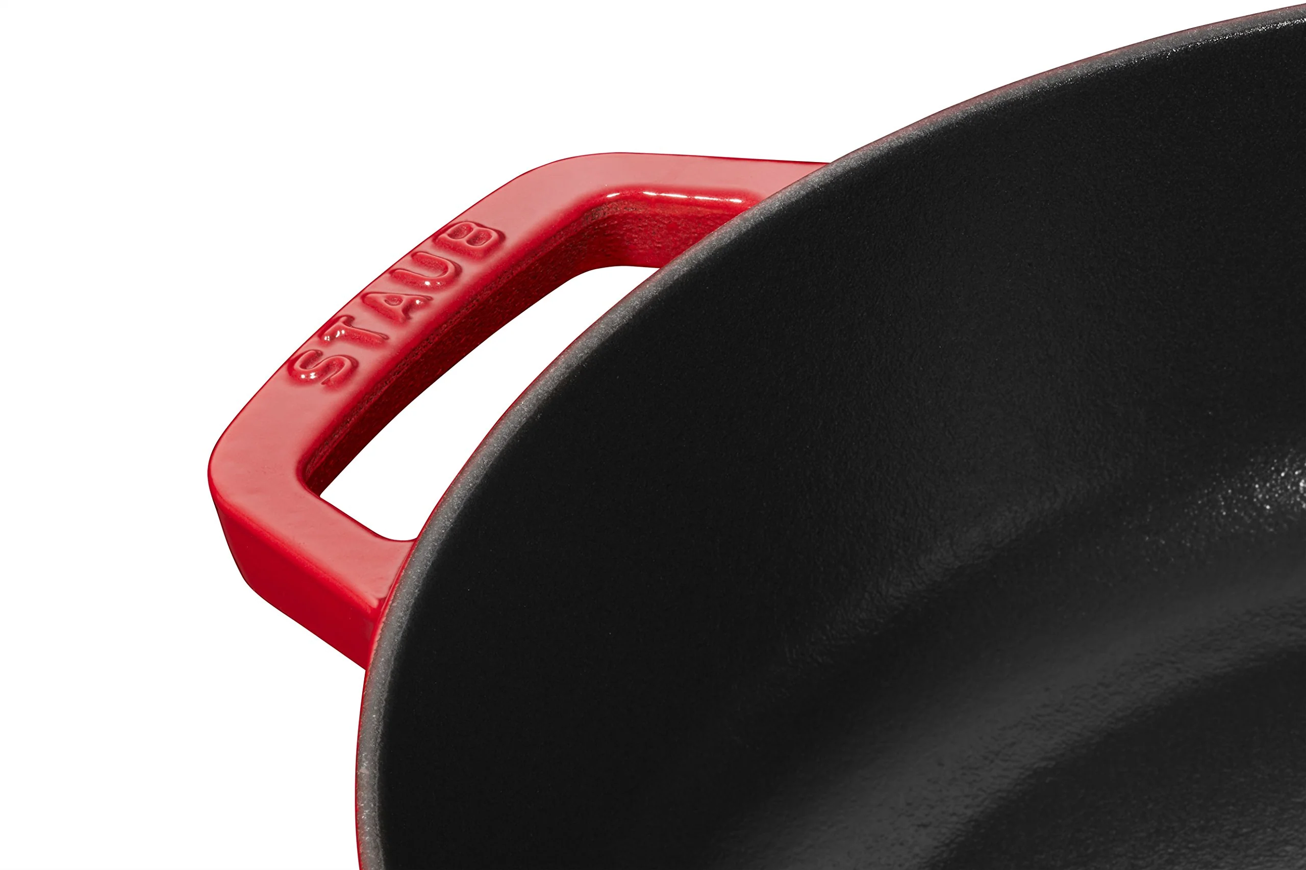 Sauteuse STAUB Chistera 28 cm – Fonte Émaillée « Cerise » 3,7 L - Image 21